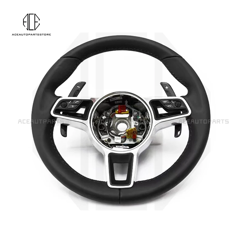 

For Porsche 991 911 718 Panamera Macan Cayenne Real Dry Carbon Fiber Steering Wheel Paddle Shifter Extension Replacement