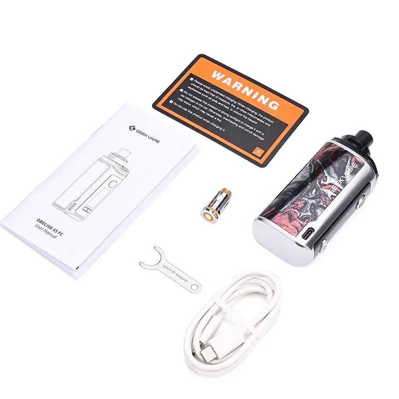 Original Geekvape Obelisk 65 FC Pod Mod Kit built-in 2* 1100mah Battery 4.5ml Cartridge Fit B Coil 0.2 / 0.4 Electronic Cig | Электроника