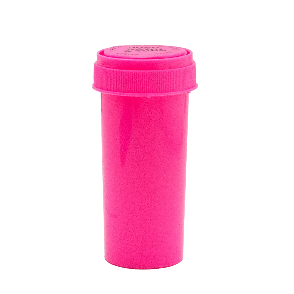 Pink HORNET 30 Dram контейнер для флаконов с пуш-апом и поворотом акриловый пластиковый контейнер для хранения баночек чехол для таблеток коробка для табака контейнер для трав - Цвет: Pink