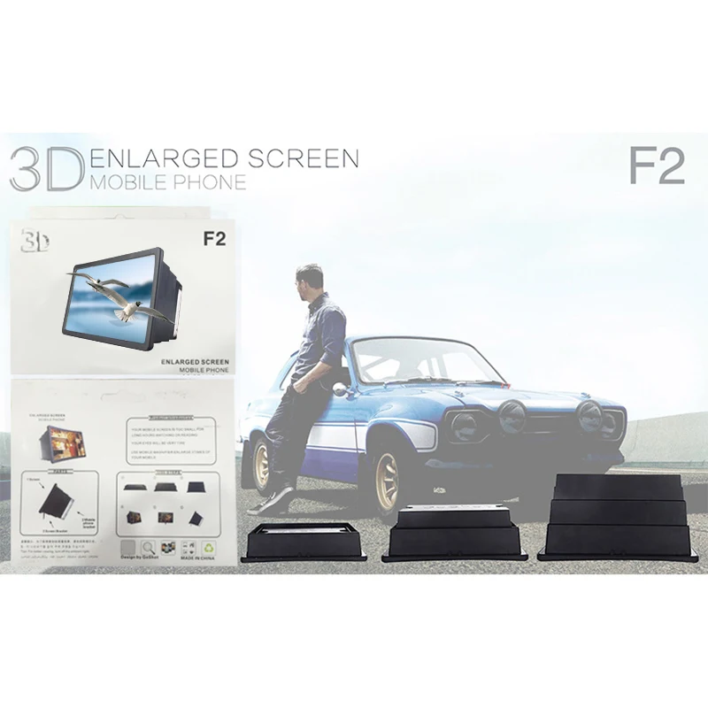 Телескопический мобильный увеличитель для экрана телефона 3D фильм увеличение видео стекло глаз протектор Многофункциональный Смартфон кронштейн