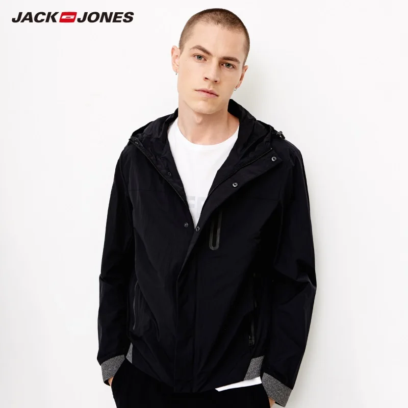 JackJones Мужская куртка с капюшоном спортивная короткая мужская одежда 218321510 |