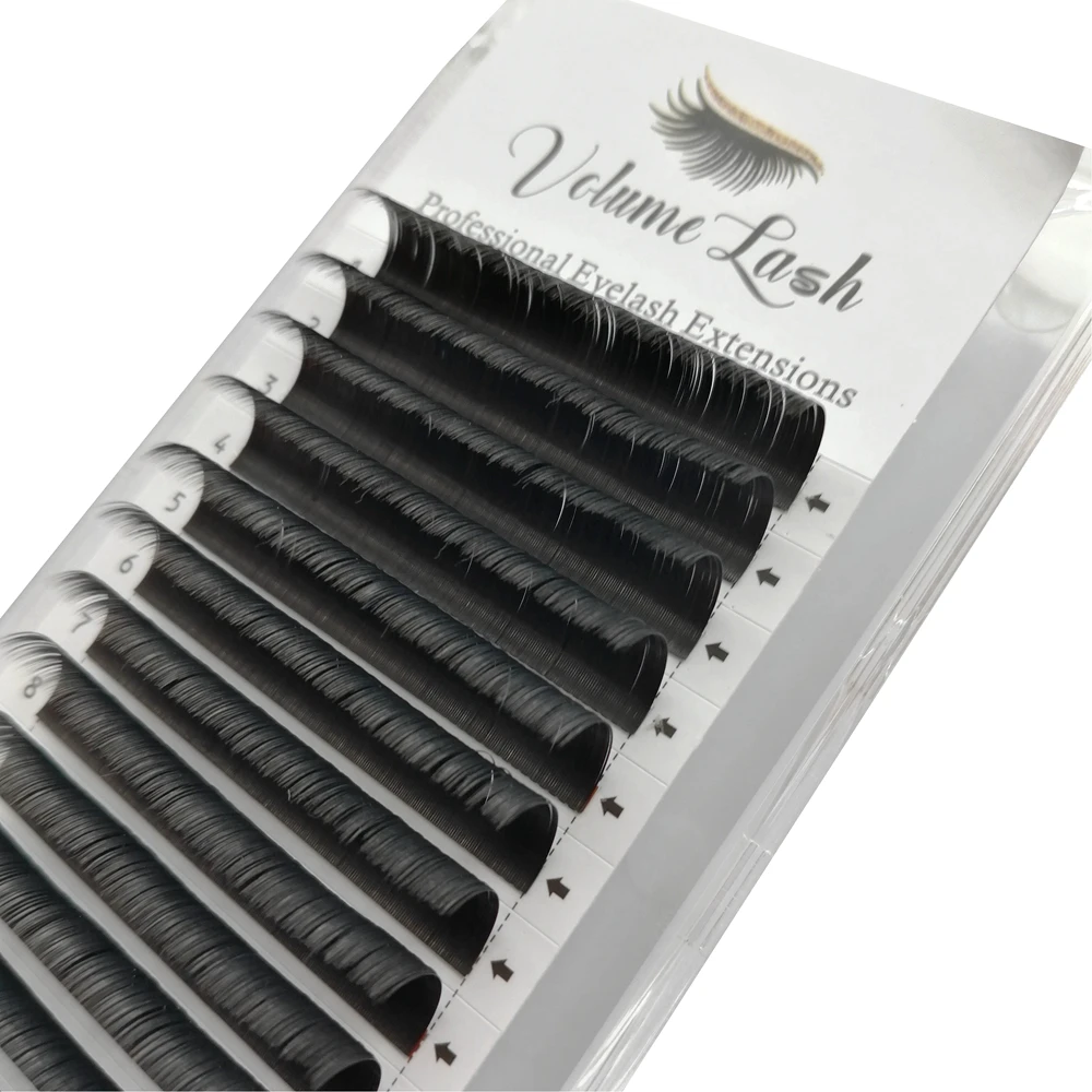 Эллипс плоские Индивидуальные ресницы натуральные накладные разделенные