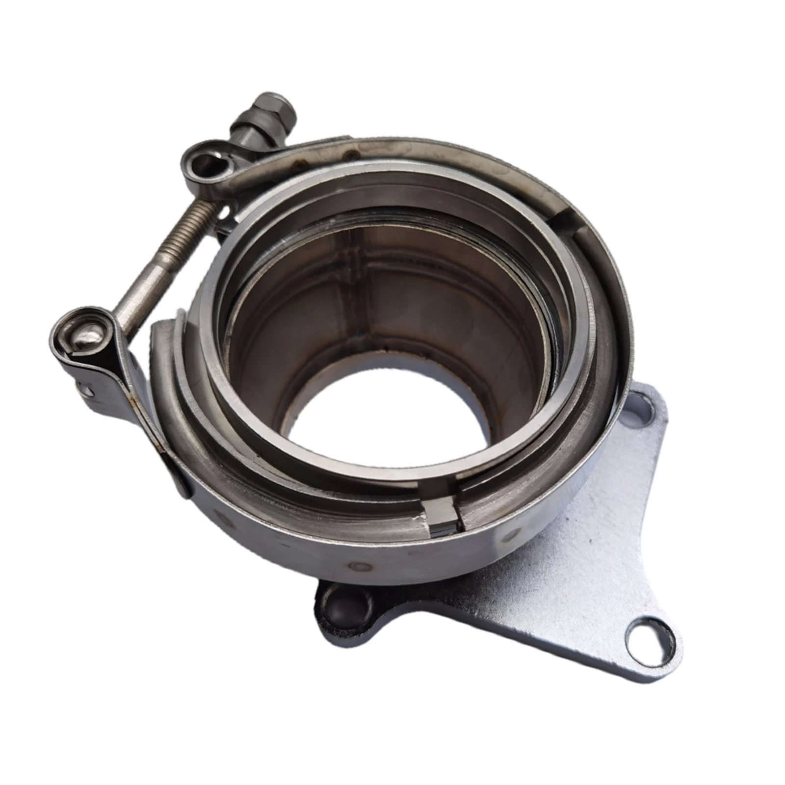 

T3 T3/T4 5 Bolt Turbo Downpipe Flange to 2.5" V Band Conversion Adaptor
