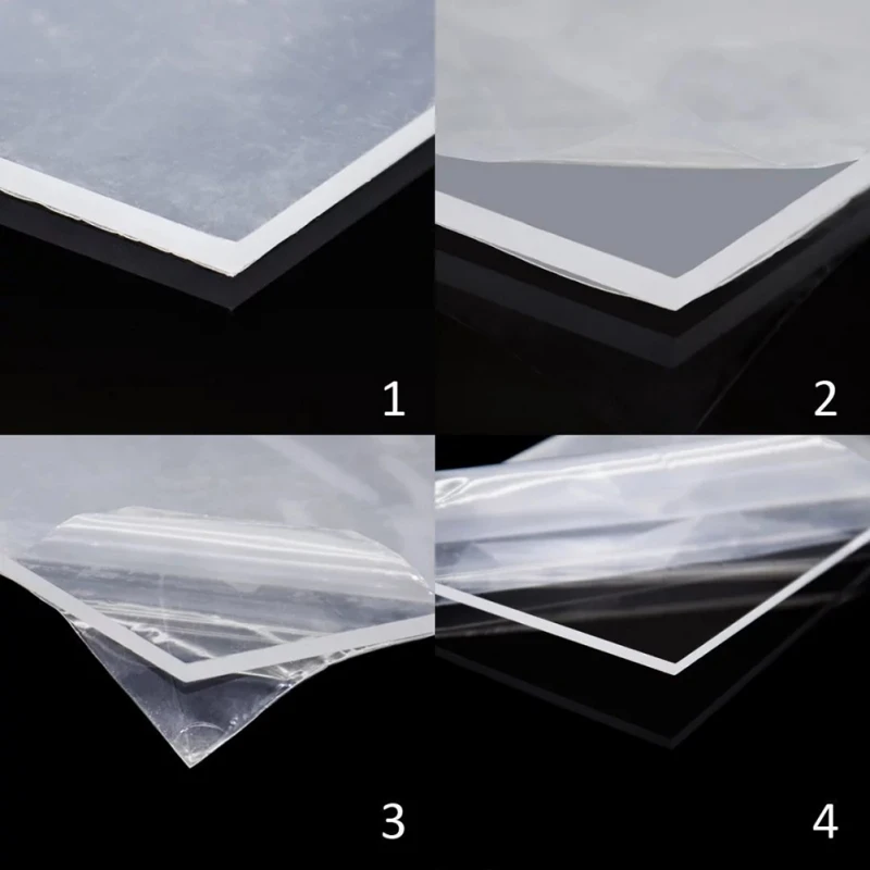 

3 Layers Rectangular Cake Stand Portable Acrylic Bag Display Stand Transparent Festive Party Supplies