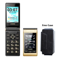 3 0 touch screen flip cell phones unlocked celular speed dial sos call fm radio senior push button clamshell cheap mobile phone