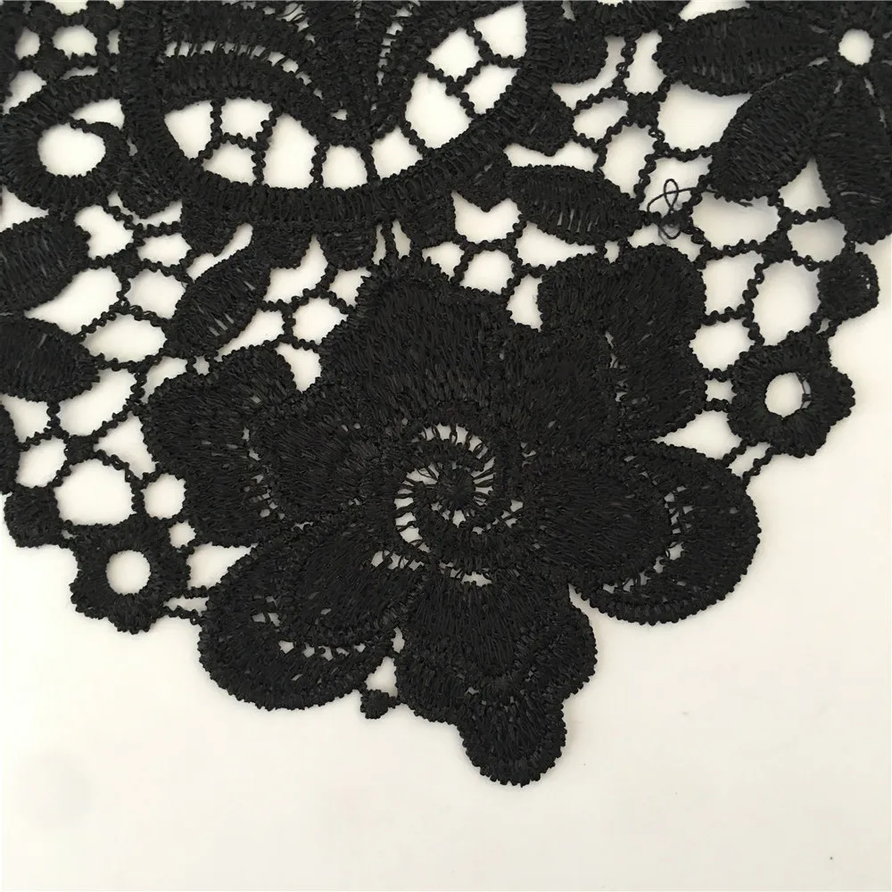 Распродажа черный кружевной воротник с вышивкой вышивка Venise шитье аксессуары