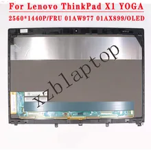 FRU 01AW977 01AX899 OLED With Touch  Assembly For Lenovo ThinkPad X1 YOGA 1ST 2ND GEN 20FQ 20FR 20JD 20JE 20JF
