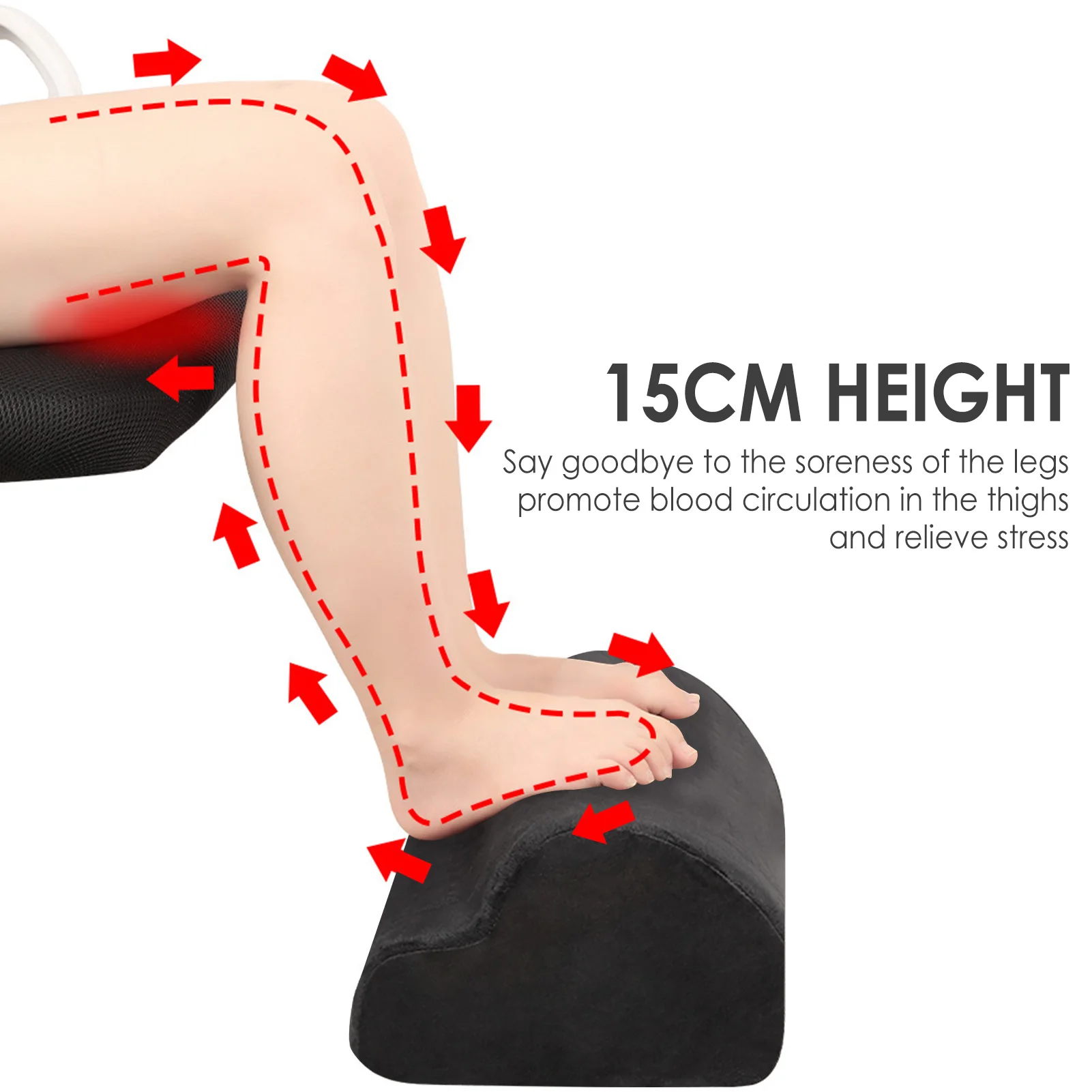 Memory Foam Footrest For Office Using Washable Comfortable Cloud-shaped Foot Massage Cushion Judicious | Дом и сад