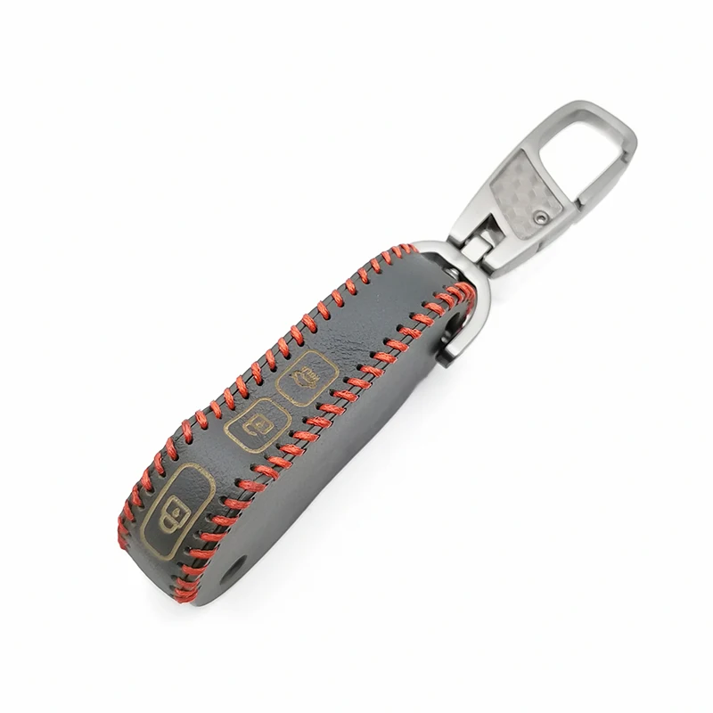 Складной кожаный брелок с 3 кнопками защитный чехол крышка капюшон для Kia ceed CD 2018 2019 sportage R Stinger sorento Cerato|Футляр