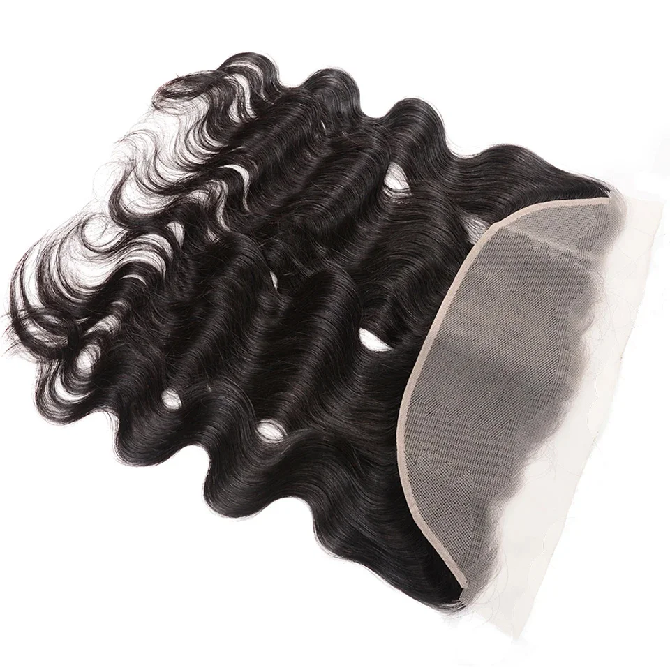 Прозрачные фронтальные бразильские волнистые человеческие волосы 13x4