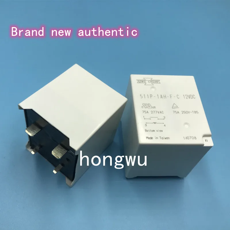 100% оригинальное новое реле 1 шт./511p-1ah-f-c-12 В постоянного тока, 75 а, 4 контакта
