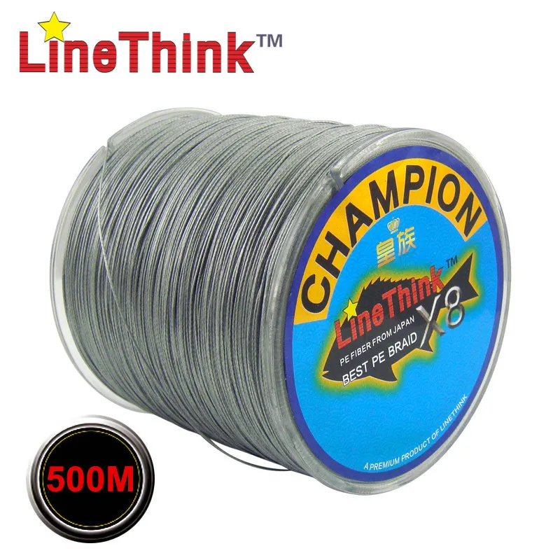 Фирменная плетеная рыболовная леска GHAMPION LineThink 500 м, 8 нитей8 нитей, лучшее качество, мультифиламентная полиэтиленовая плетеная рыболовная л... (art.: 78bd97c83) - 78bd97c83