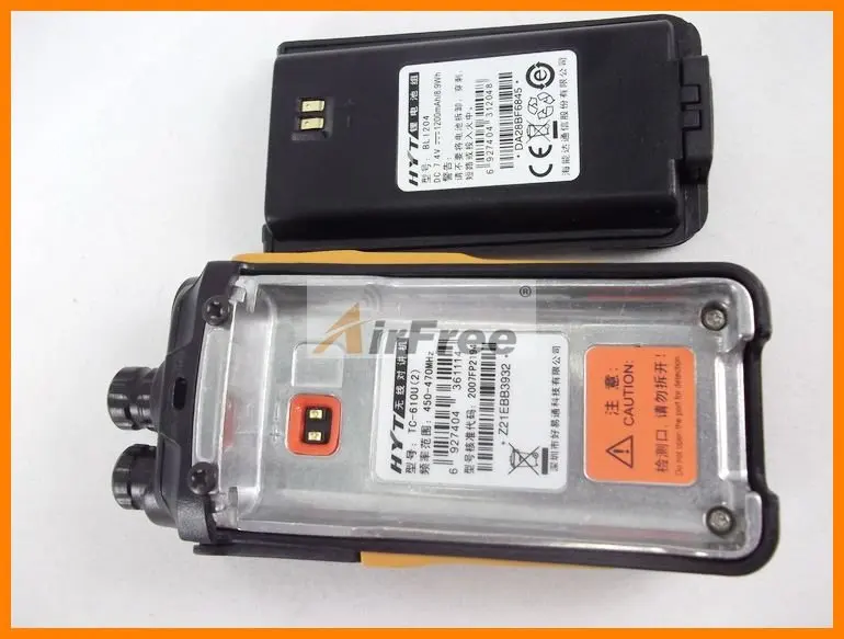 HYT TC 610 5W Портативное двухстороннее радио 1200mAH Стандартная батарея радио|Рации| |