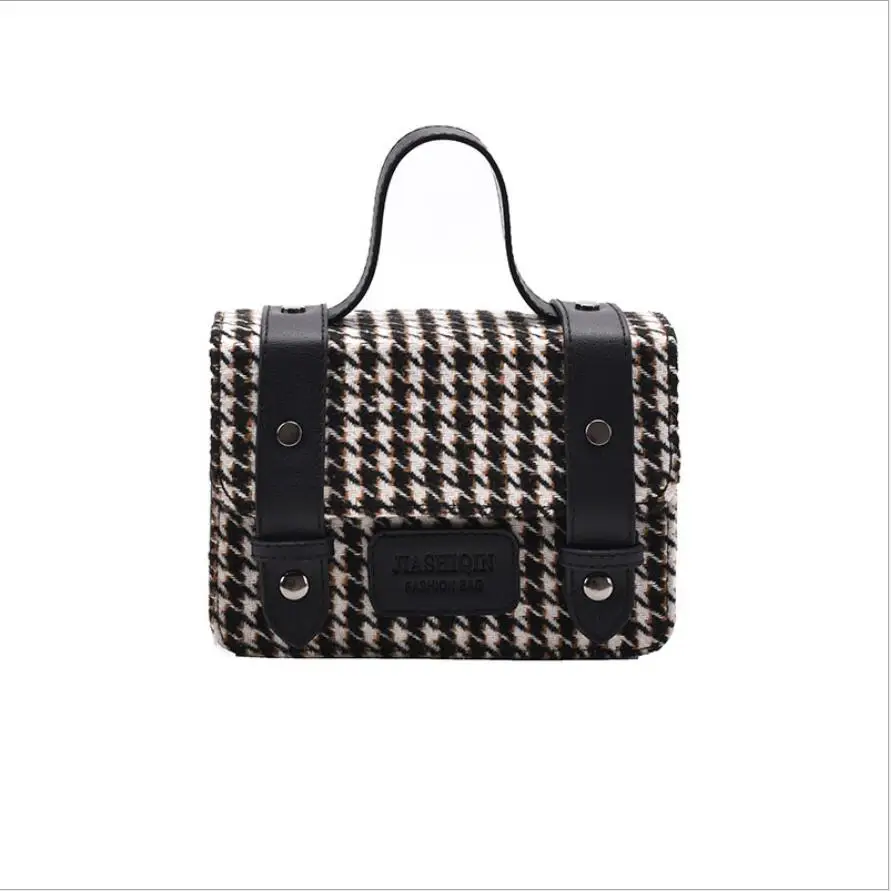 

Retro Plaid Small Square Bag 2022 Designer Handbags And Purses High Quality Women Bag Tote Crossbody Bag Fashion Messenger Bag