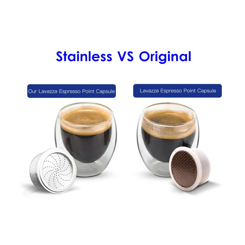 ICafilas Lavazza фильтры для кофе из нержавеющей стали многоразовые кофейные капсулы Pod чашка капельница для Lavazza точка машина