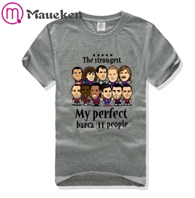 Самая stongest Diy my perfect 11 человек для Ретро Барселона Месси футболка с героями