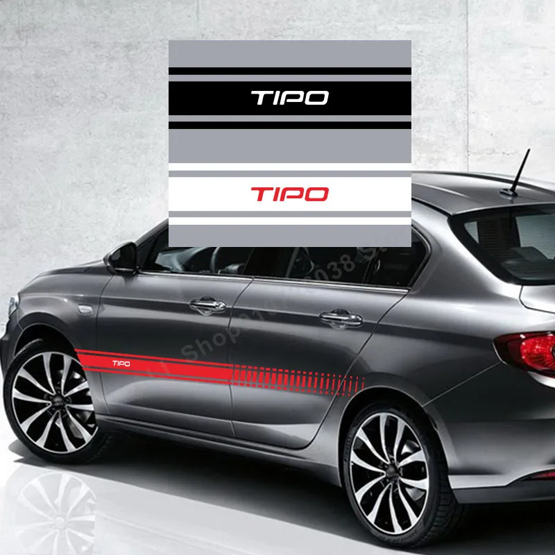 

2 шт., защитная наклейка на дверь автомобиля Fiat Tipo