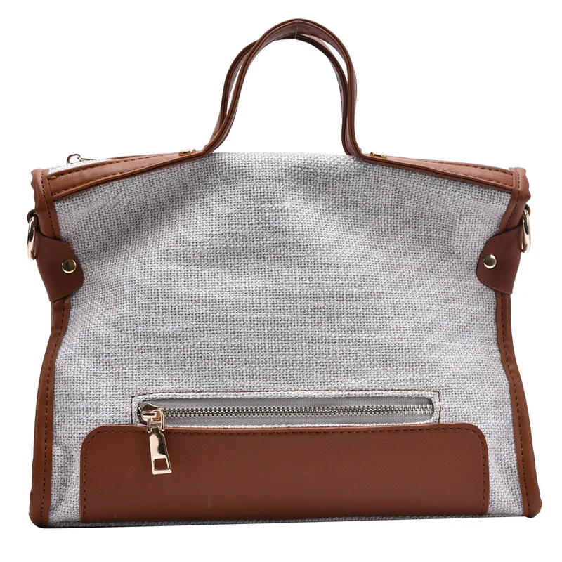 

Large-capacity canvas bag women 2020 new trendy fashion canvas shoulder messenger bag all-match handbag