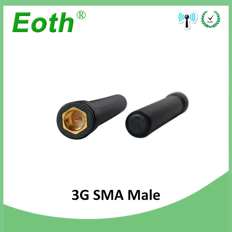Eoth 10pcs 3G  lte antenna 3dbi SMA Male Connector Plug antenne router external repeater wireless modem antene