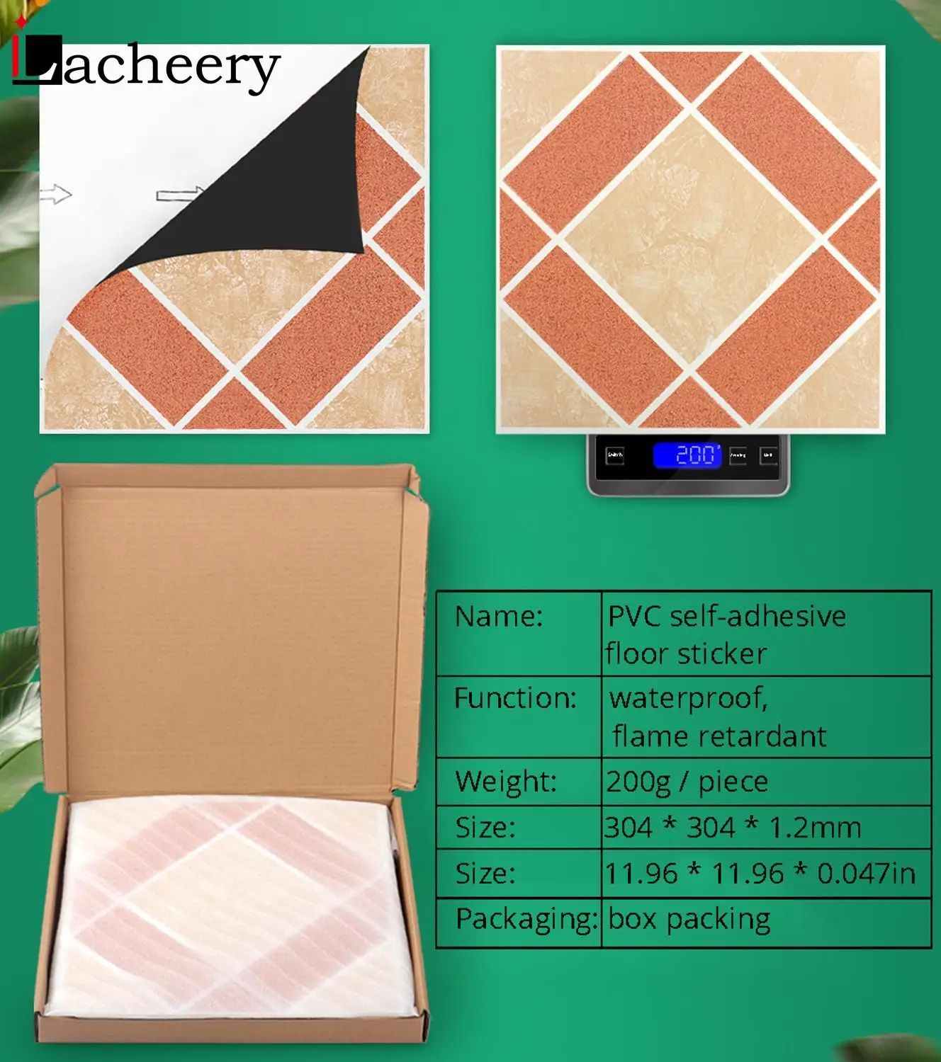 

DIY 30*30cm Self Adhesive Marble Pattern 3D Border Sticker Waterproof Floor Stickers Removable Background Room Wall Decor Panels