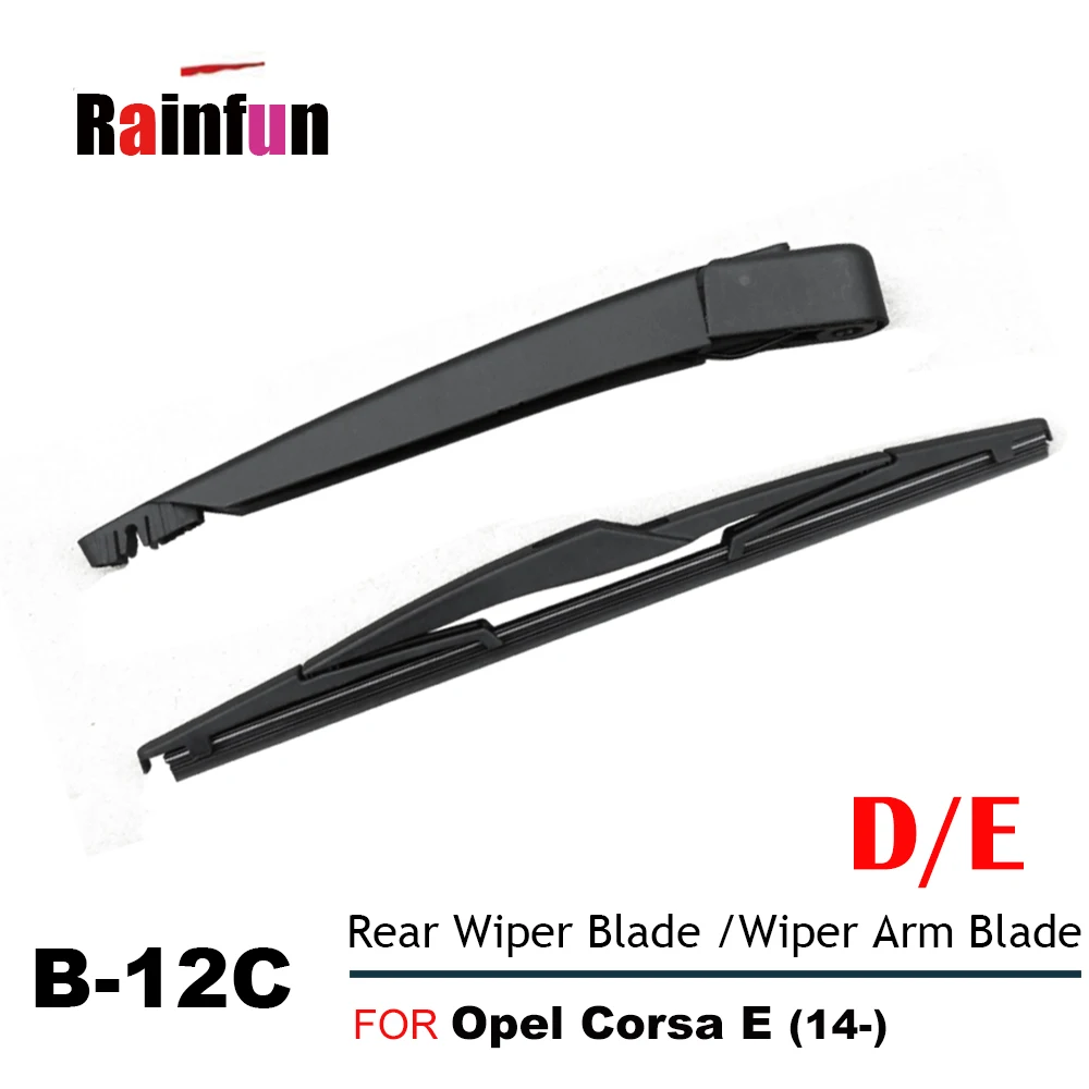 RAINFUN Передняя и задняя щетка стеклоочистителя для OPEL Corsa C/D/E (2000 далее) B 12C рукоятка