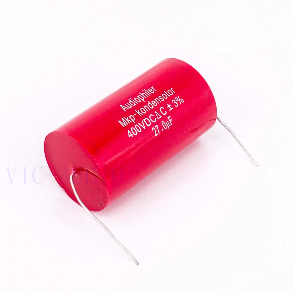 Конденсатор Audiophiler Mkp конденсатор с алюминиевой крышкой 27 мкФ 400V DC 3% HI FI Лихорадка