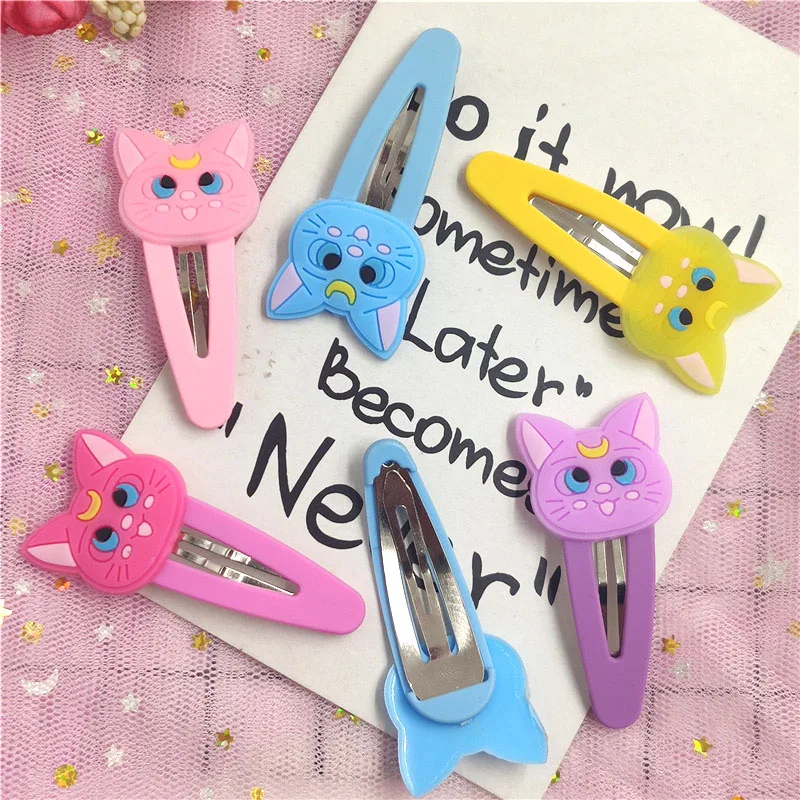 1 шт. милые элегантные детские заколки для волос с котом девочек головные уборы BB