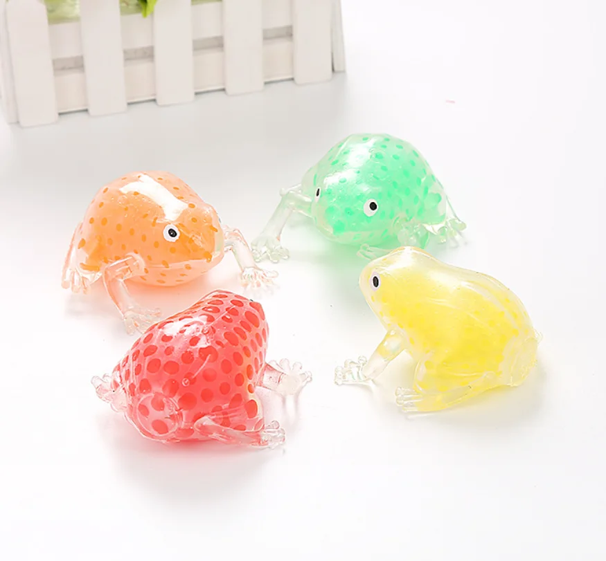 Лягушка антистресс забавные TPR лягушка гелевые шарики для снятия стресса