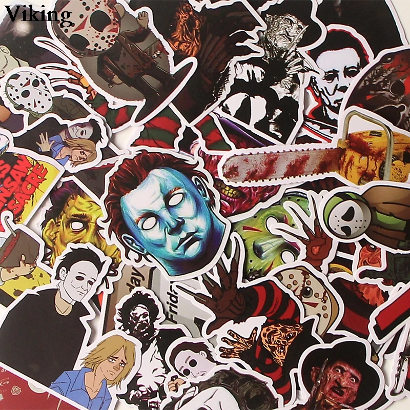 

36 Pcs/set Killers Horror Sticker Skateboard Sticker Suitcase Luggage Laptop Sticker DIY Notebook PVC Stickers G0215