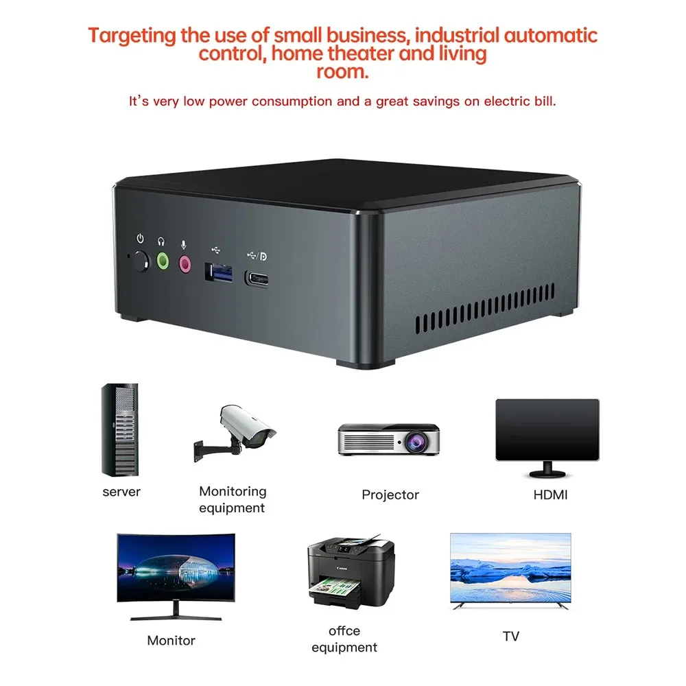 

Mini PC 3550H CPU 128GB/256GB/512GB ROM 4GB/8GB/16GB DDR4 RAM Radeon Vega 8 Graphics Processor Windows10 PC for Home Office