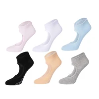 non slip socks for yoga pilates barre fitness hospital socks for women cotton breathable sports dancing socks adult sock