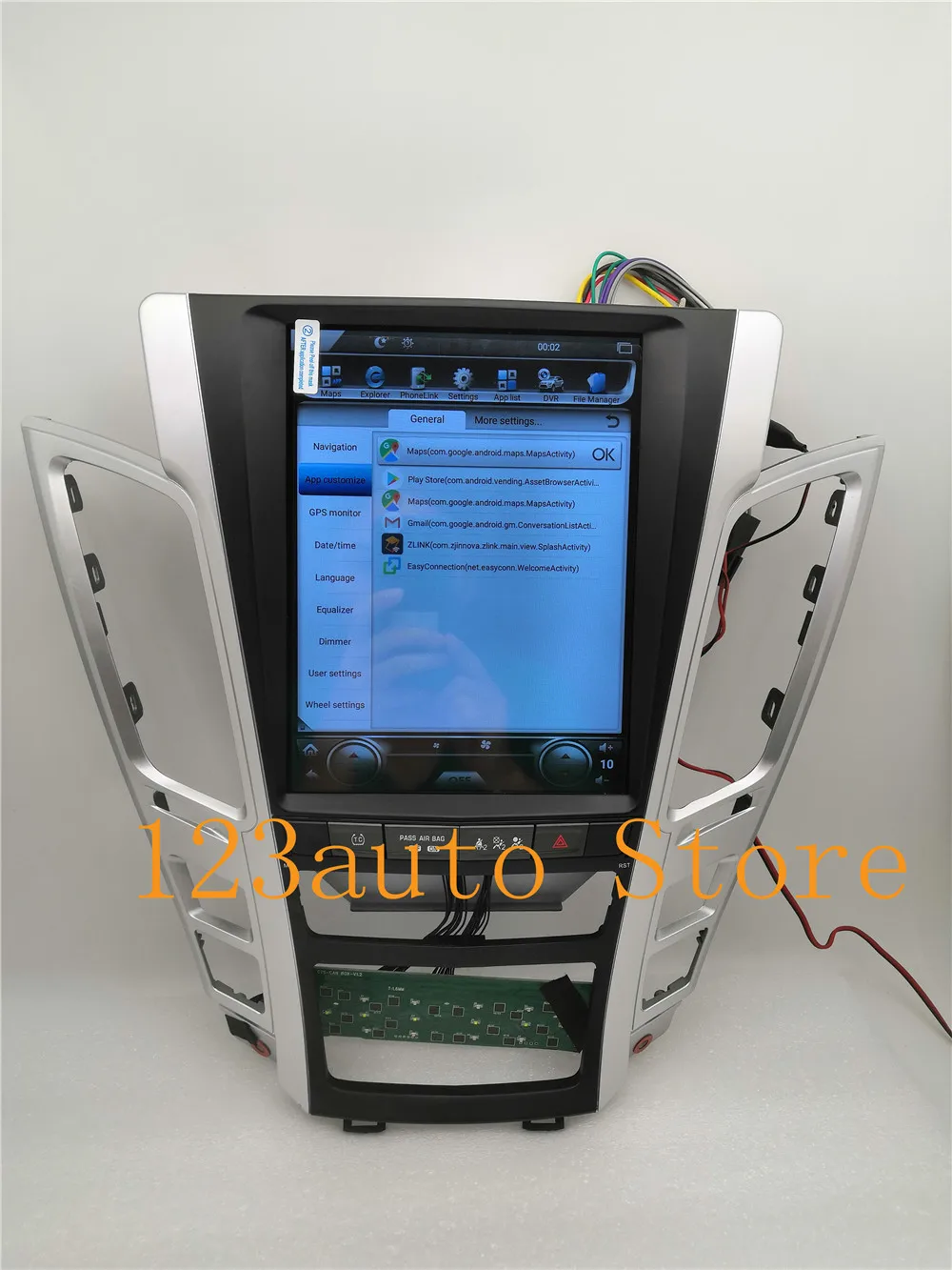 10,4 ''Tesla Стиль Android 8,1 автомобиля DVD gps плеер радио навигации для Cadillac CTS 2007 2008 2009 2010 2011 2012 PX6 carplay