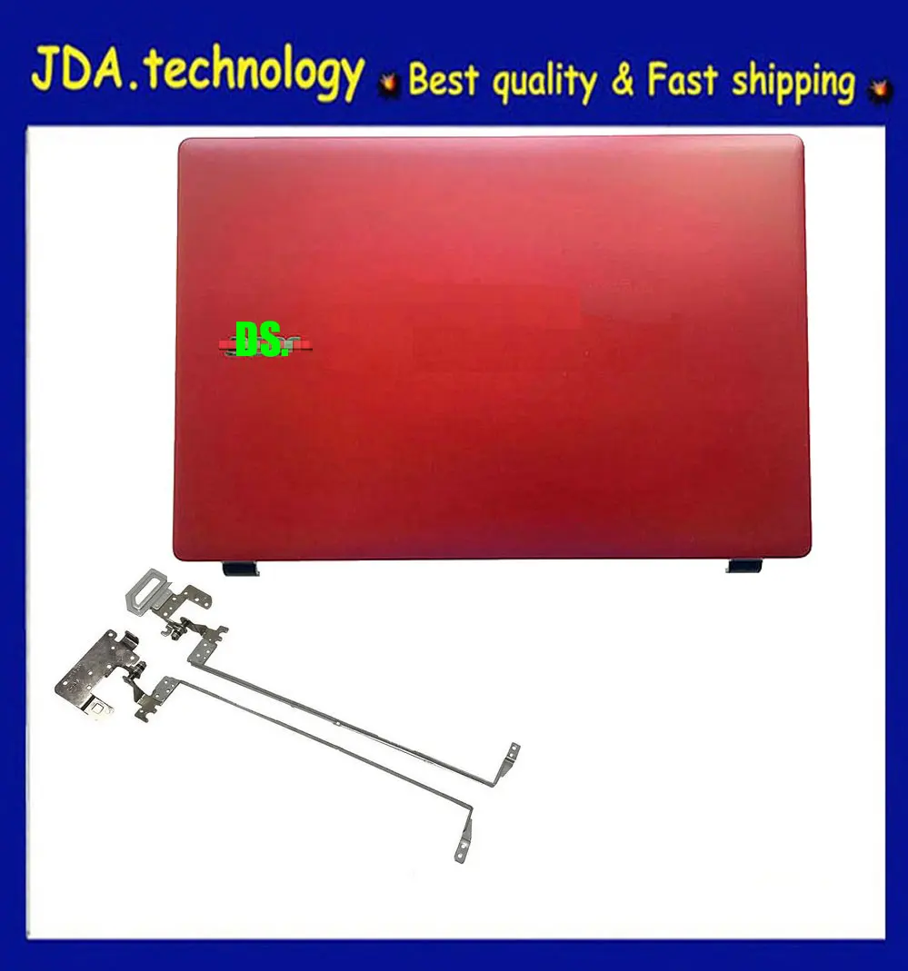 Задняя крышка ЖК-дисплея передняя панель и петли красного цвета для Acer Aspire E5-511