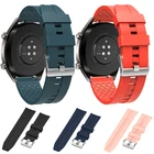 Ремешок силиконовый для Huawei Watch GT2 2e Pro 46 мм, браслет для Samsung Galaxy Watch 3 46 мм Gear S3 Frontier Amazfit GTR 47 мм 22 мм