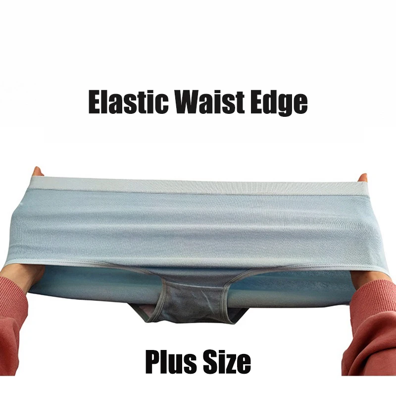Женские хлопковые трусы с высокой талией эластичные из чистого хлопка бесшовные