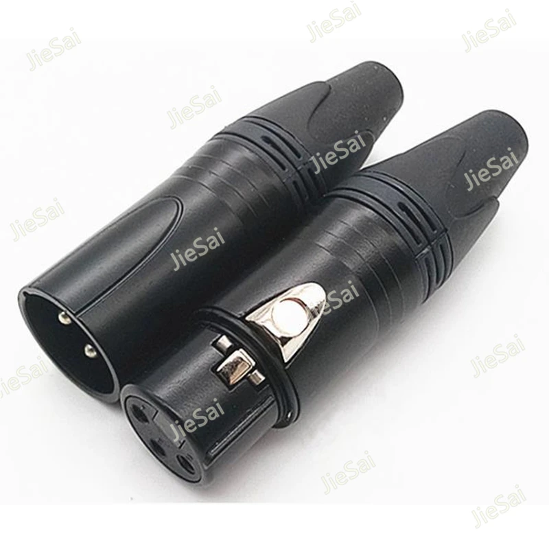 

1 шт., Черная внутренняя резьба, 3 контакта, штекер и разъем интерфейса