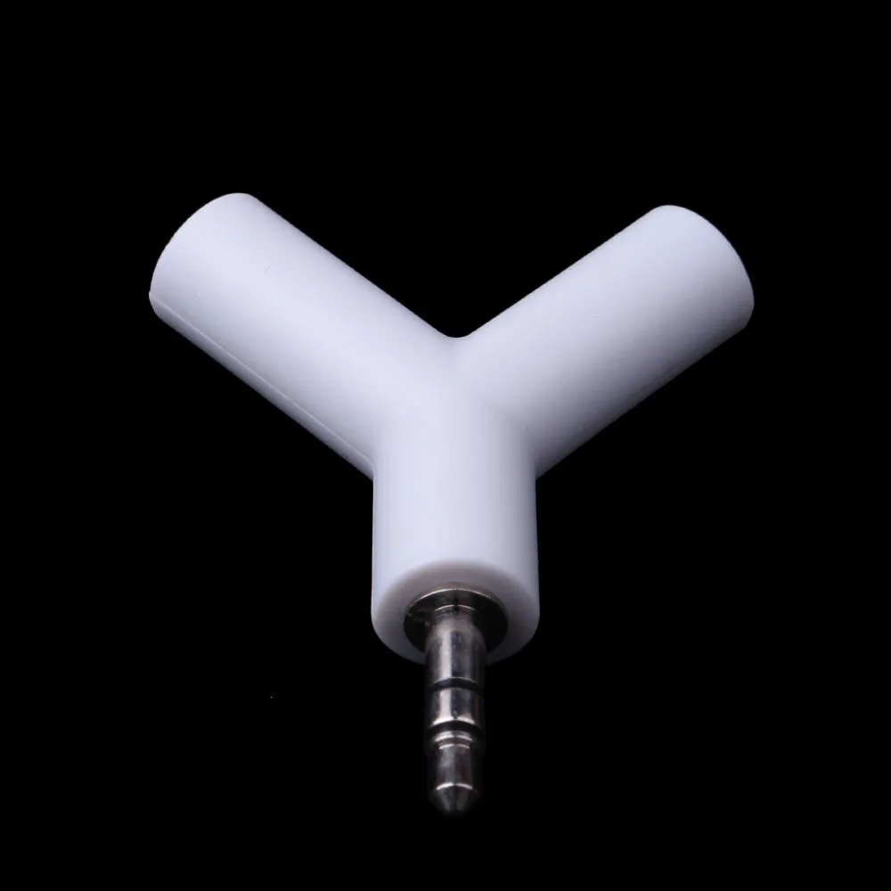 Новый 3 5 мм стерео аудио y-разветвитель 2 Женский на 1 штепсельный кабельный