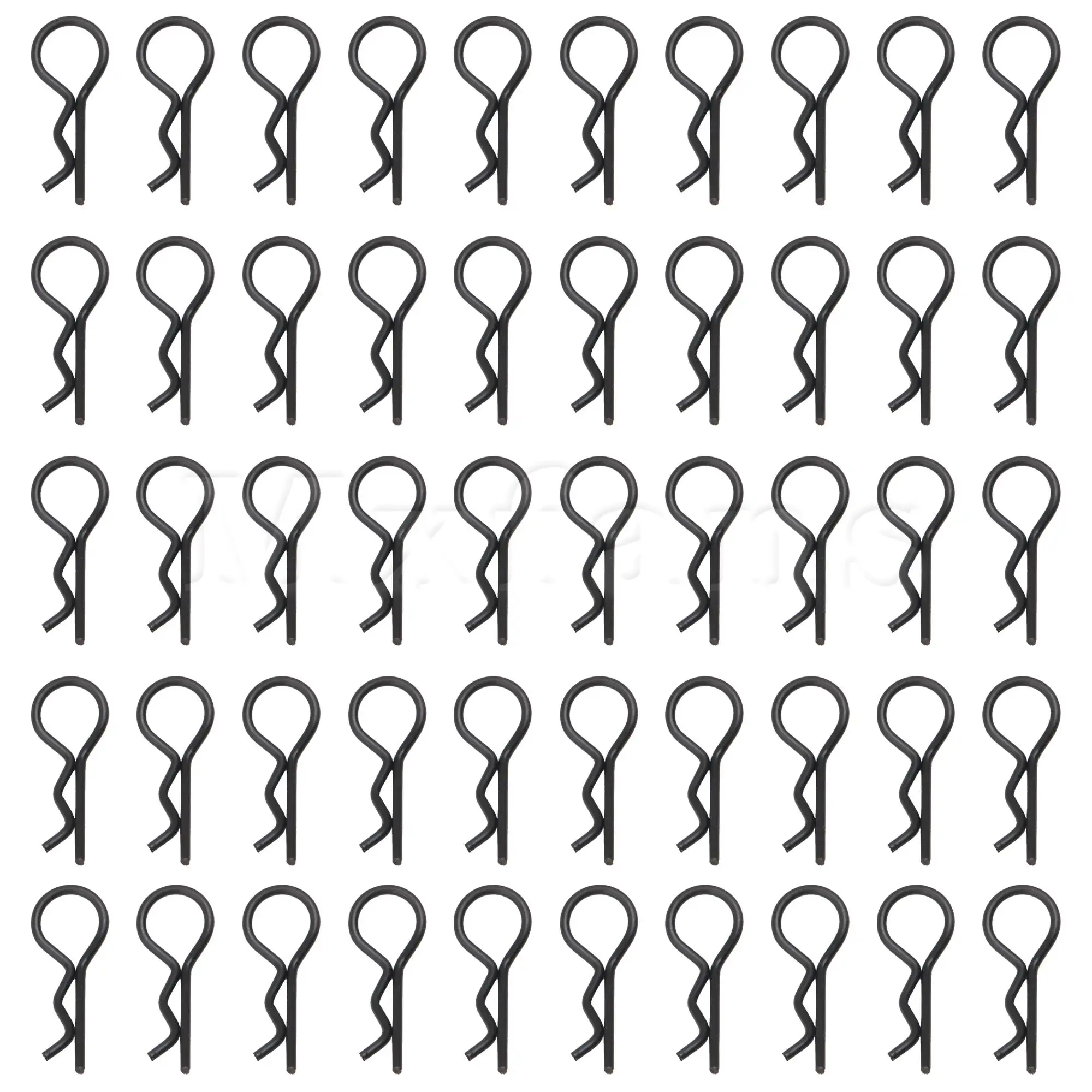 

50 Pieces RC1:10 RC1:12 Model Remote Control Racing Car Body Clips Parts