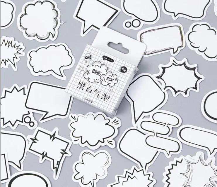 

Color bubble decorative sticker(1pack=45pieces)