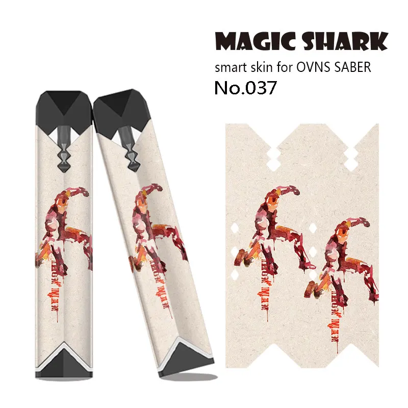 Magic Shark DC Super Man Бэтмен череп Captian Американский чехол наклейка пленка для OVNS SABER 028-042
