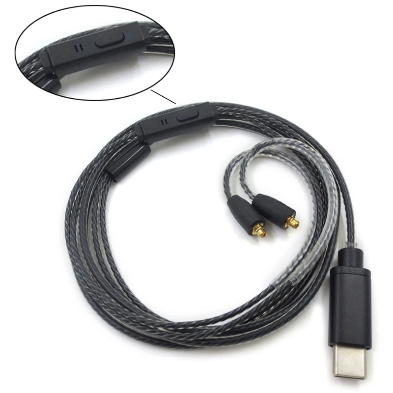 Сменный аудиокабель MMCX для наушников типа C Для shure SE315 с настройкой 203A|Аксессуары