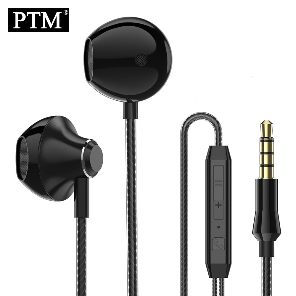PTM D31 Встроенные наушники портативные Hi Fi гарнитура с микрофоном для телефона samsung