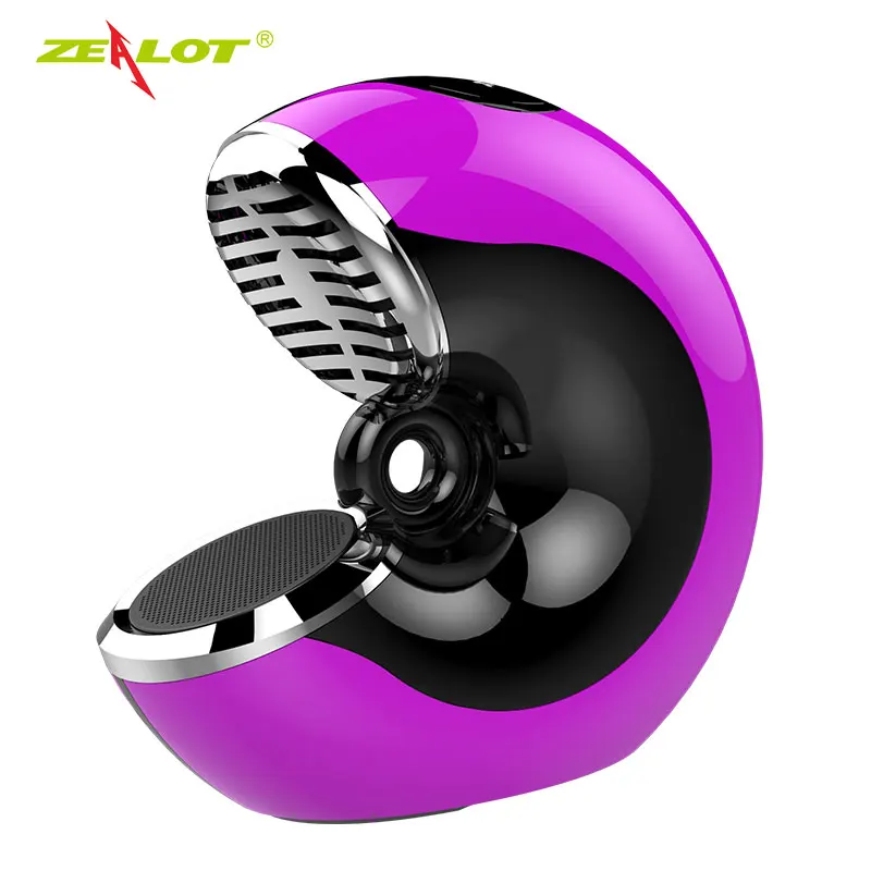 ZEALOT S33 беспроводной мини-динамик s 3D стерео портативный Улитка Bluetooth динамик сабвуфер Встроенный микрофон Поддержка TF карты