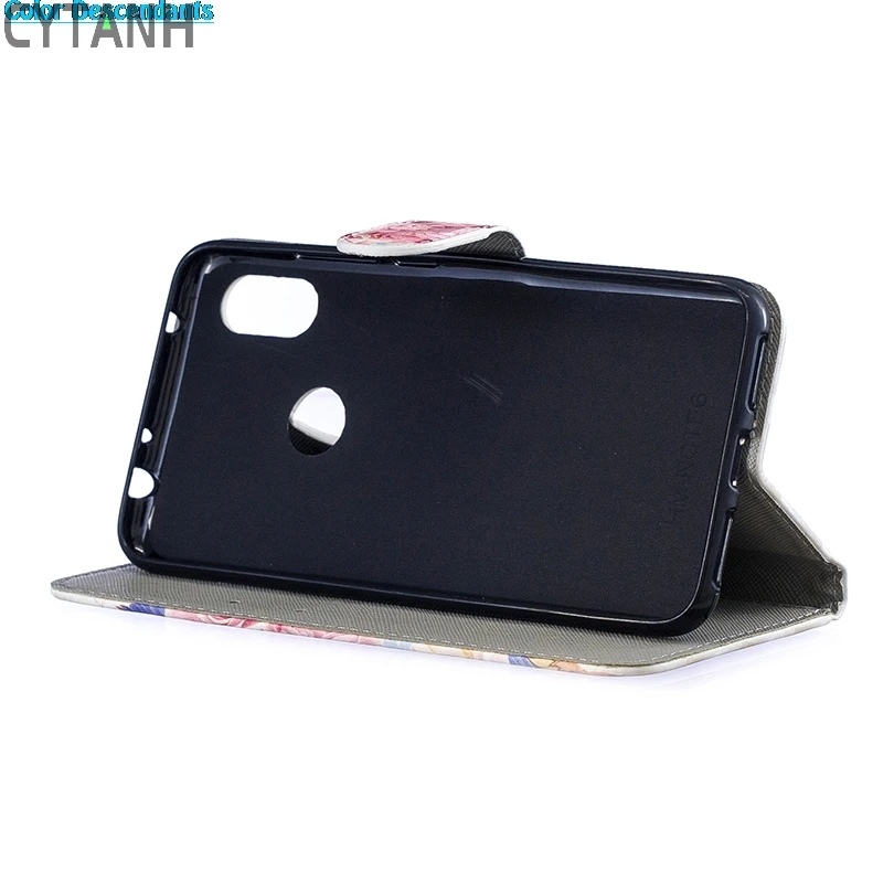 3D окрашенный Чехол-книжка с откидной крышкой для huawei mate 20 P8 P10 P20 Lite 2017 P Smart Plus Honor 8 9