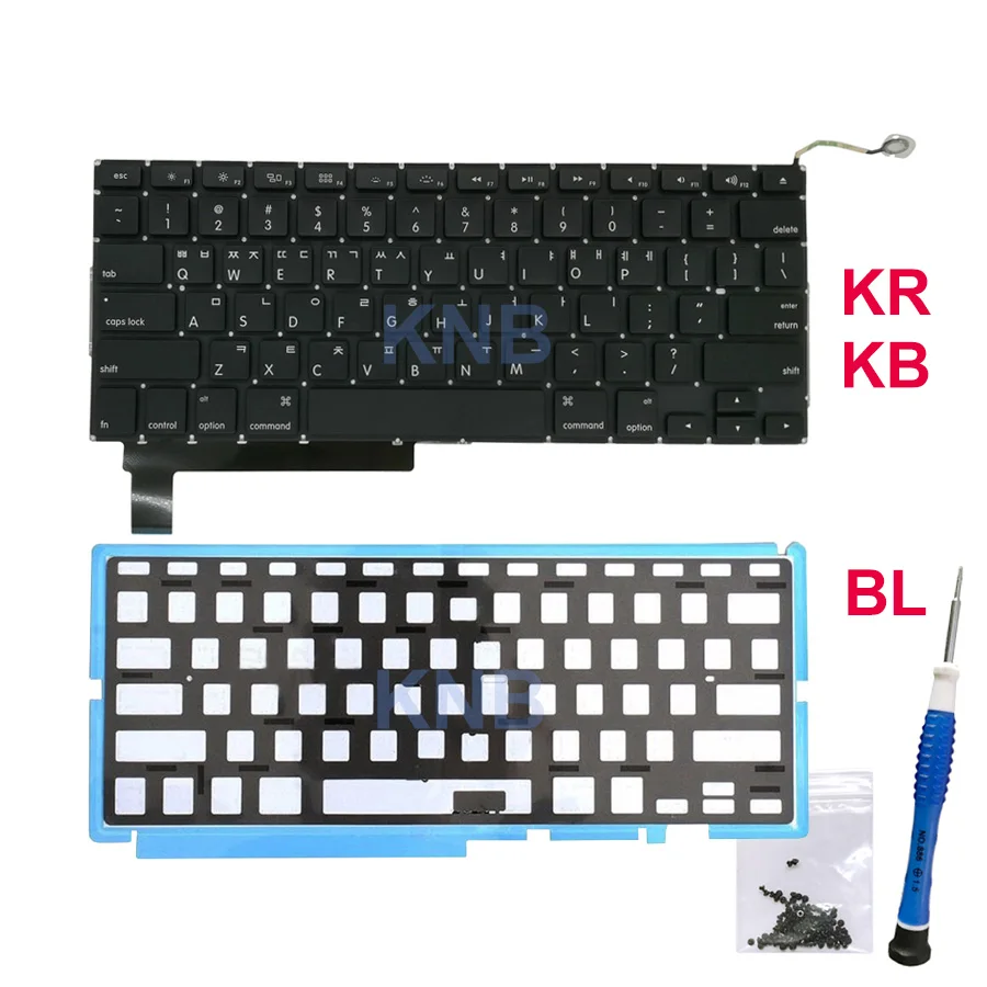Новая Корейская клавиатура KR для Macbook Pro 15 4 A1286 замена клавиатуры 2009-2012 лет |