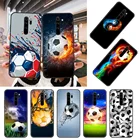 Чехол для телефона Xiaomi Redmi Note 8 8T 7 7A 9 9A 9S 8A 4 5 6 Pro, черный чехол-бампер, Модный водонепроницаемый силиконовый футбольный чехол