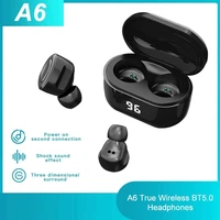 a6 true wireless bt5 0 headphones game in ear ipx5 waterproof sports headphones
