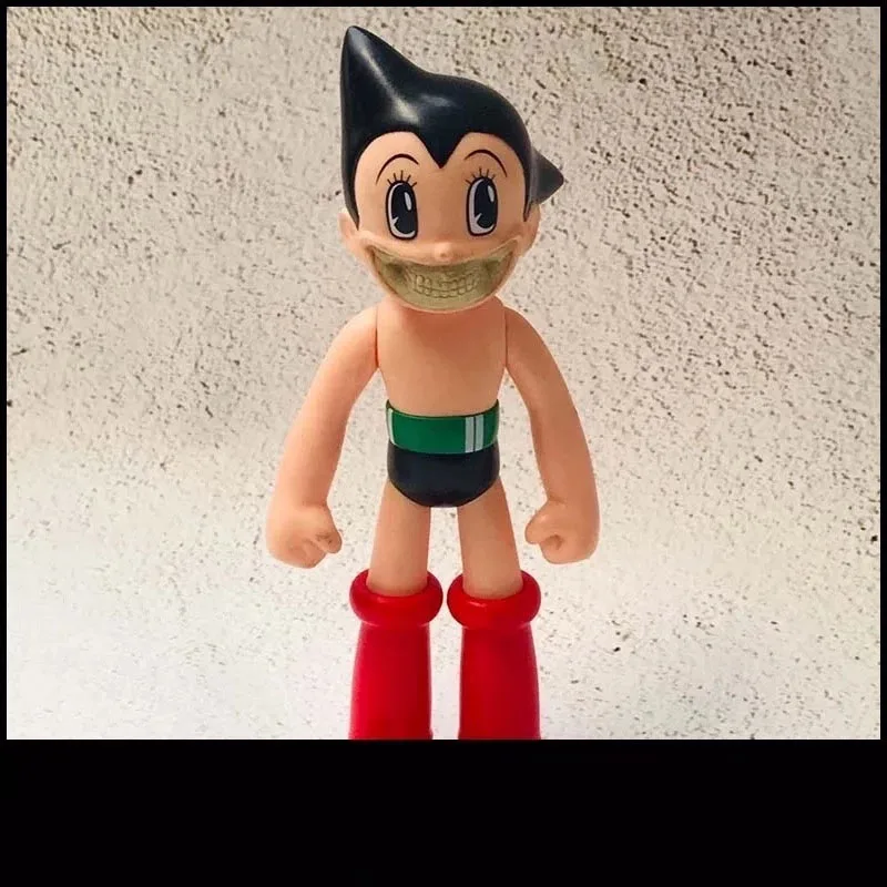 

20 см Ron, британский Лидер продаж, Астро-мальчик, экшн-череп, улыбка, мультяшный персонаж, коллекционная игрушка, модная модель, игрушка, подар...