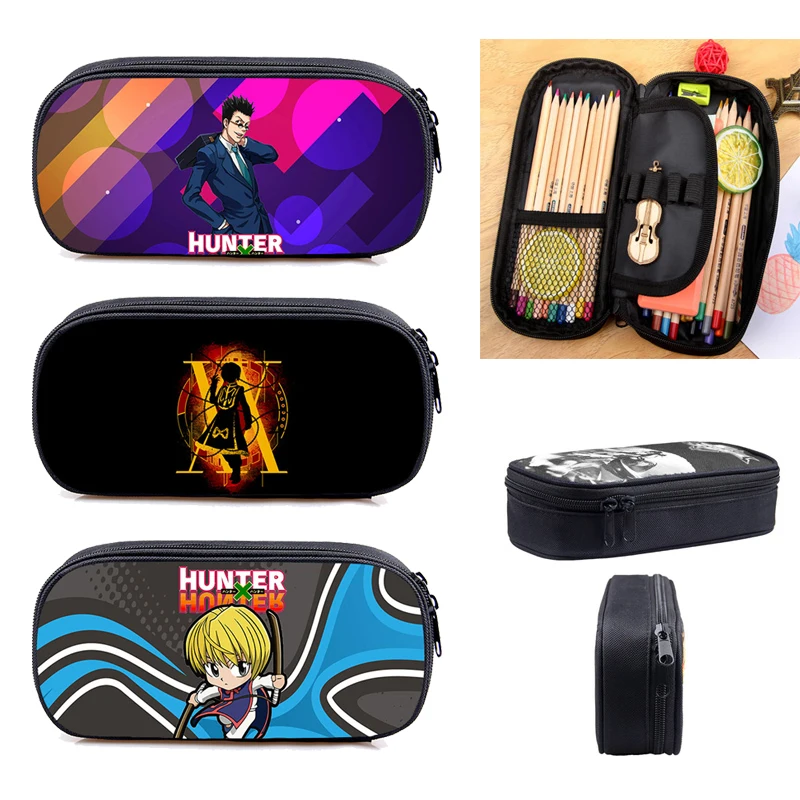 Чехол карандаш с 3D принтом Hunter X Аниме косметический чехол на молнии для хранения