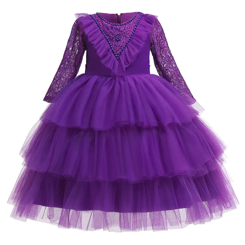 Свадебное платье для девочек и малышей кружевное новорожденных праздвечерние